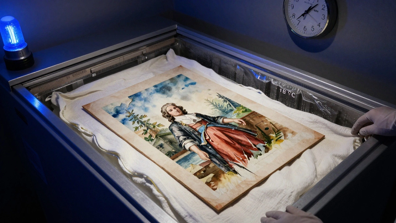 Emergency Freezing and Drying for Water-Damaged Art: What You Need to Do Now