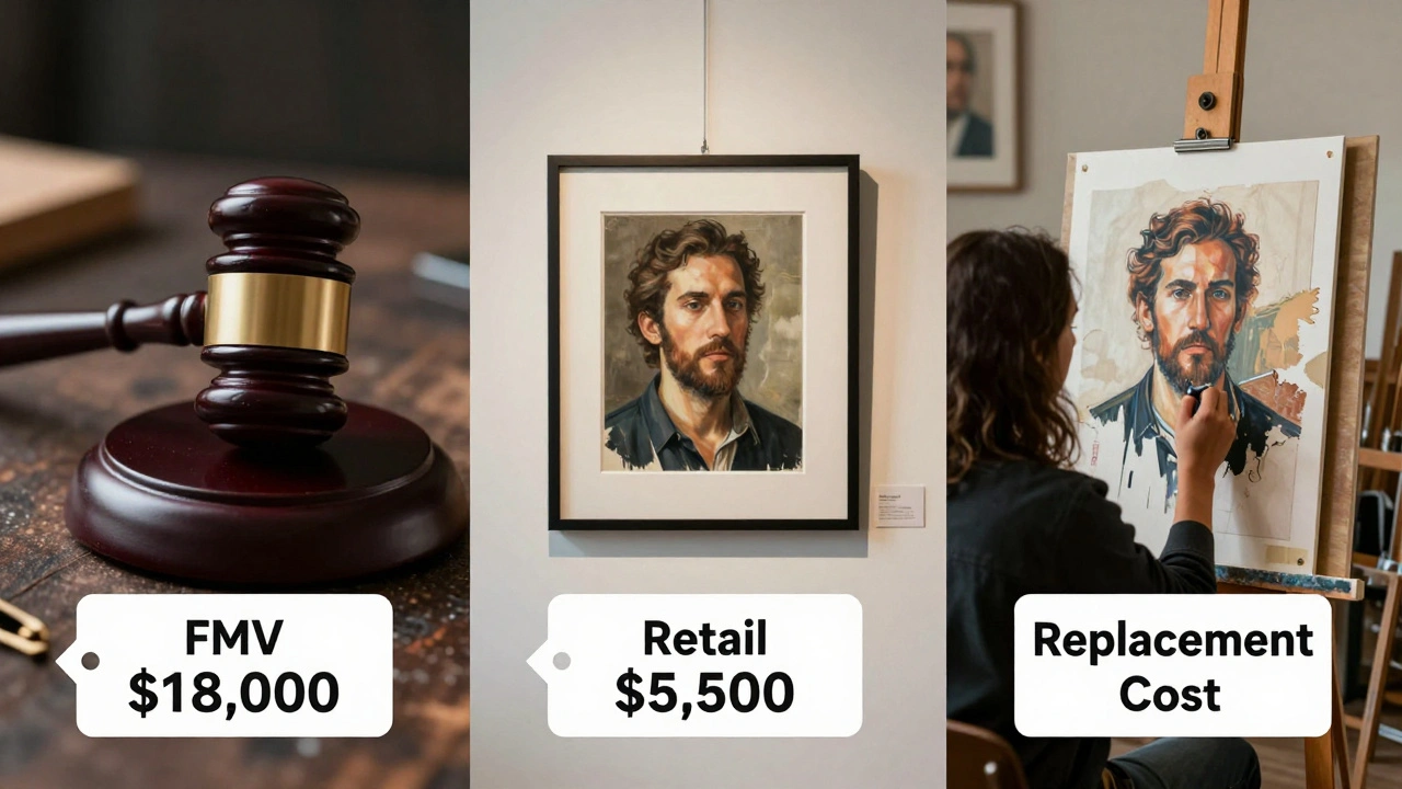 Valuation Methods for Art Insurance: FMV, Retail, Replacement