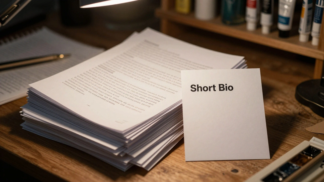 How to Shrink a Long Artist Bio Into a Punchy Short Version