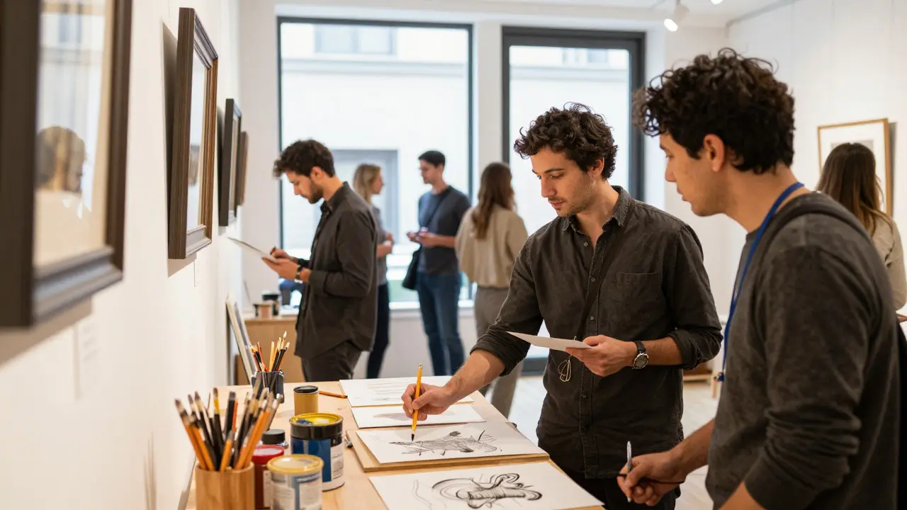 Artist-in-Residence Programs at Galleries: Public Components