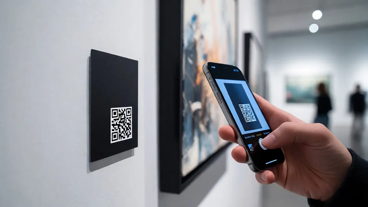 Digital Label Systems: CMS and QR Code Management for Exhibitions