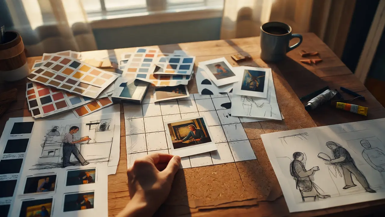 Social Media Content Calendar for Art Galleries: 90-Day Ideas
